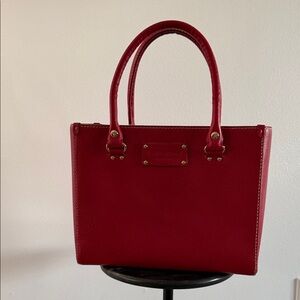 Kate Spade New York Wellesley Quinn large Red Tote